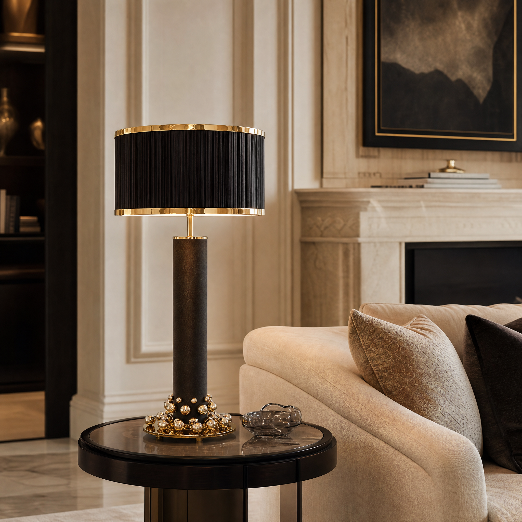 Taylor Luxury Table Lamp luxury residential lifestyle image by VORELLI