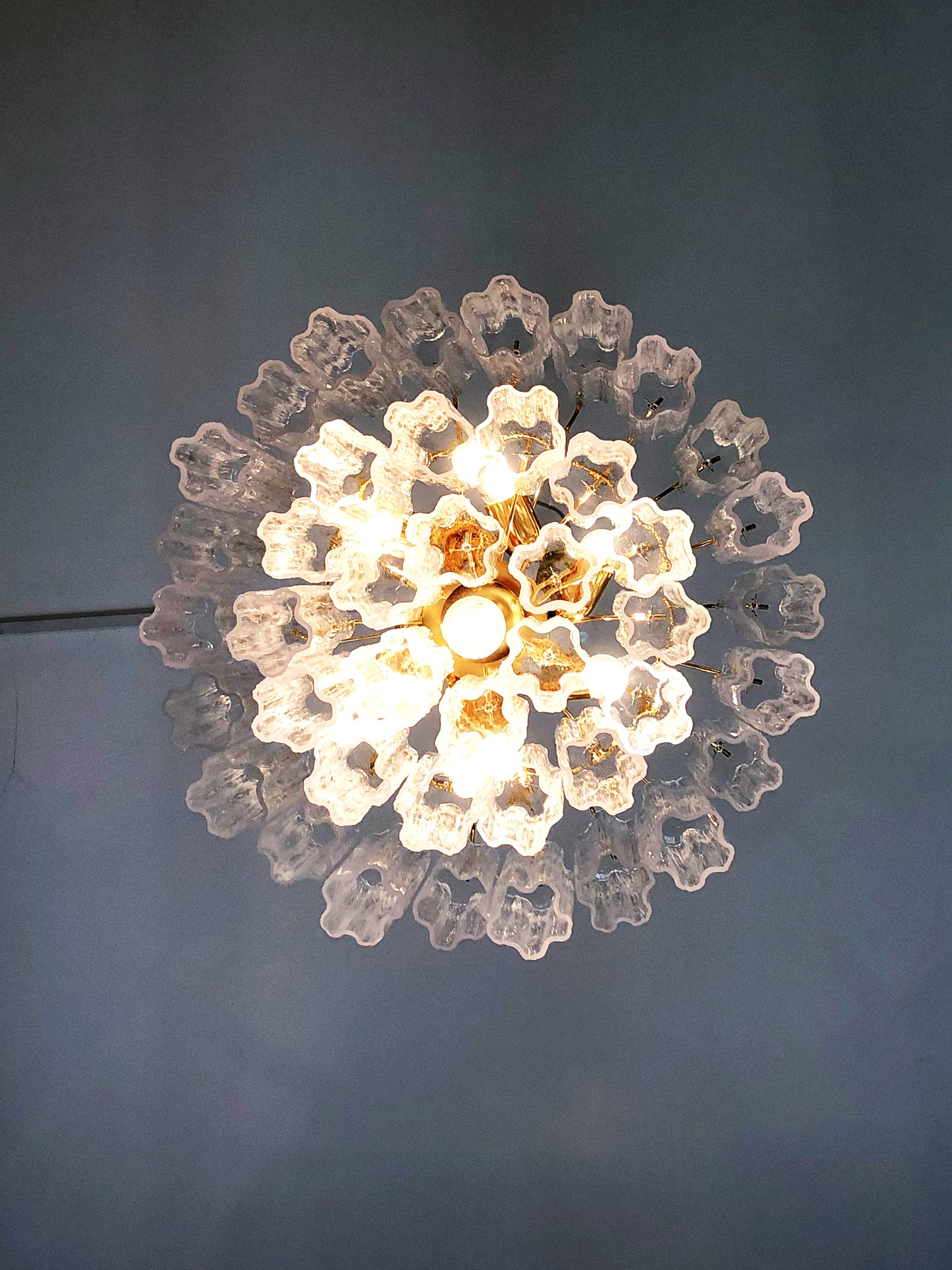 VORELLI Letizia Tronchi Murano Glass Circular Chandelier - Tronchi Murano Glass image 8