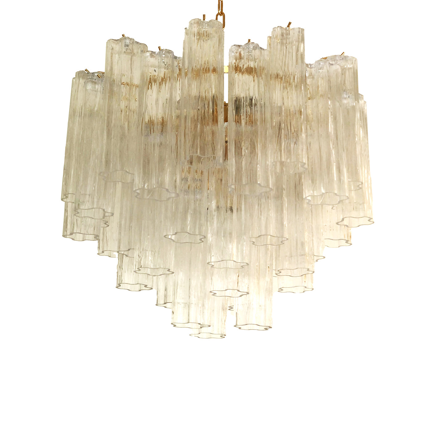 VORELLI Letizia Tronchi Murano Glass Circular Chandelier - Tronchi Murano Glass image 2