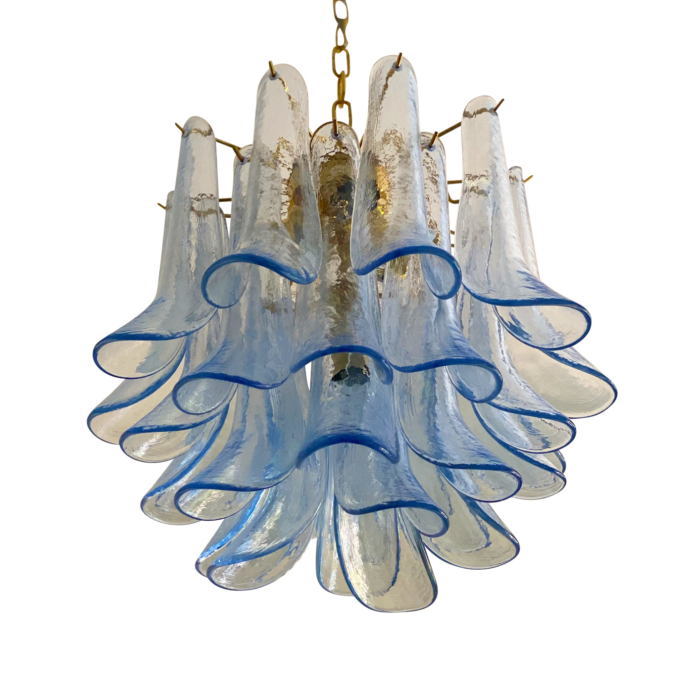 VORELLI Iseo Selle Murano Glass Circular Chandelier - Selle Murano Glass image 2