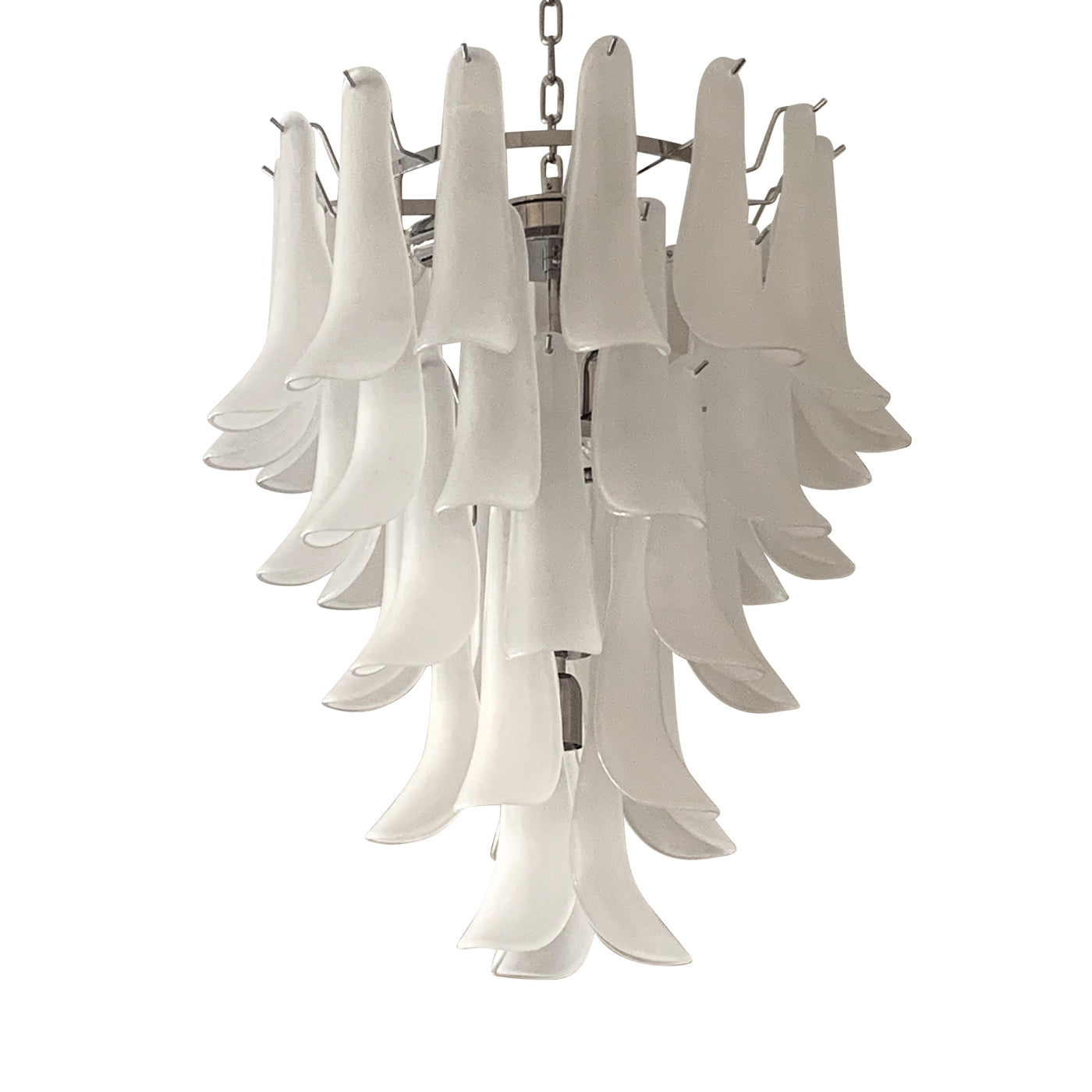 VORELLI Cortona Selle Murano Glass Circular Chandelier - Selle Murano Glass image 2