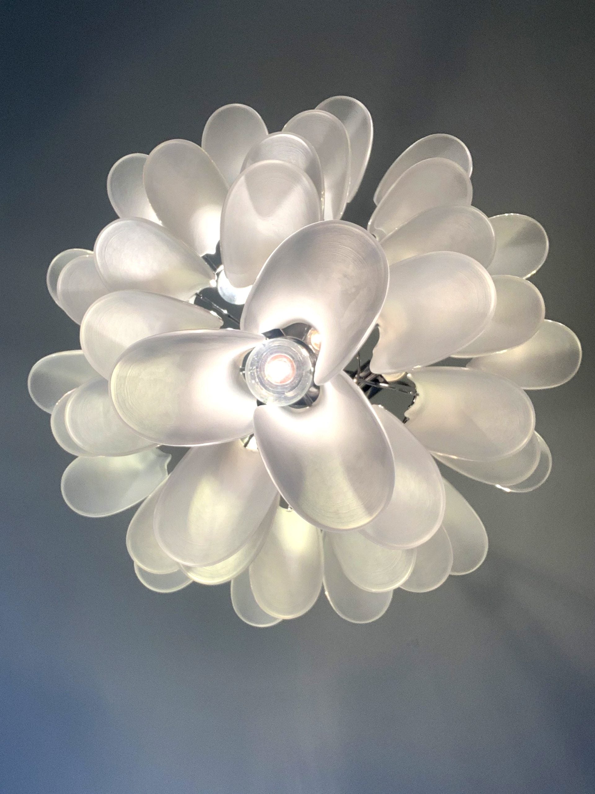 VORELLI Cortona Selle Murano Glass Circular Chandelier - Selle Murano Glass image 5