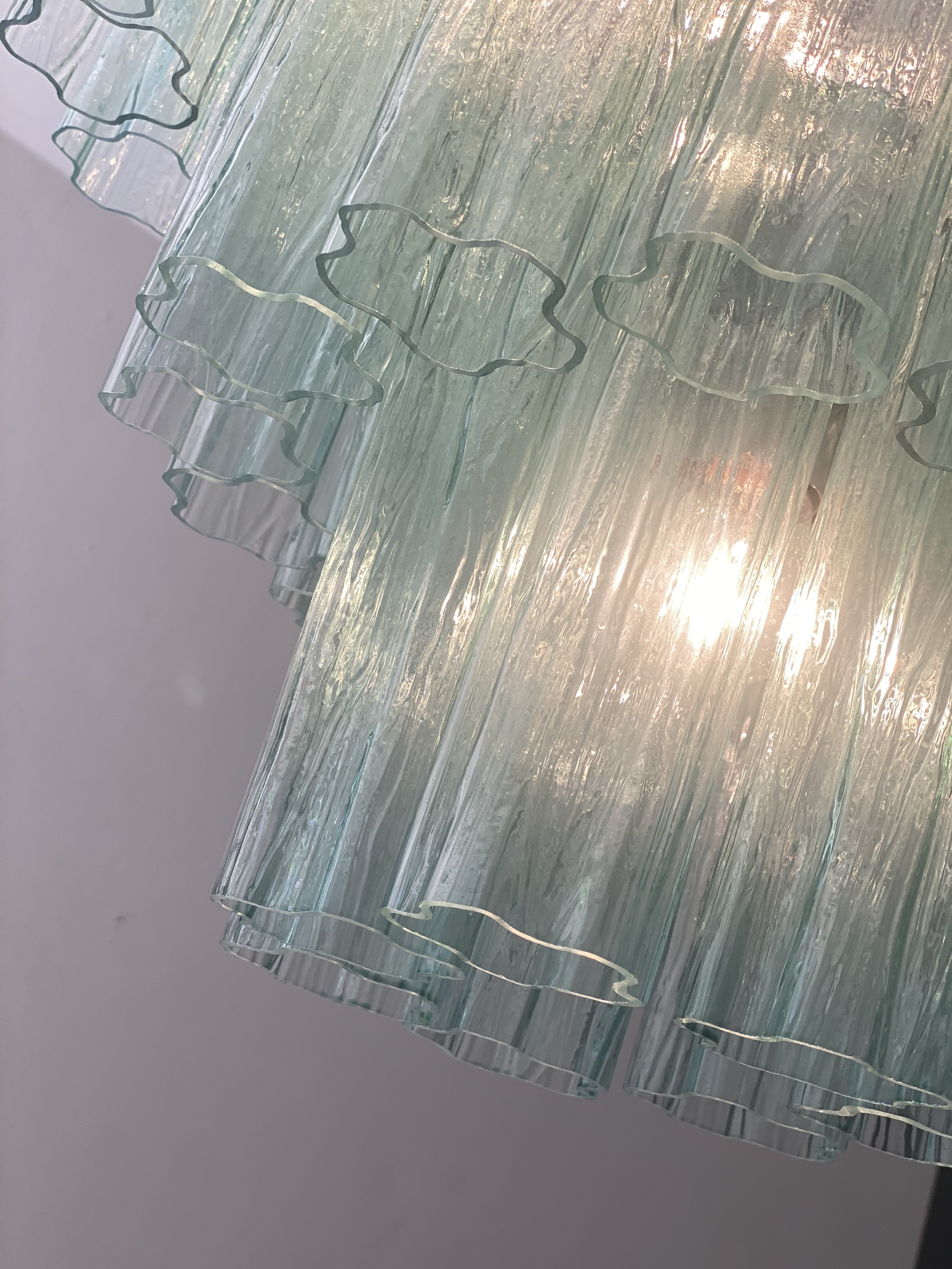VORELLI Marina Tronchi Murano Glass Circular Chandelier - Tronchi Murano Glass image 6