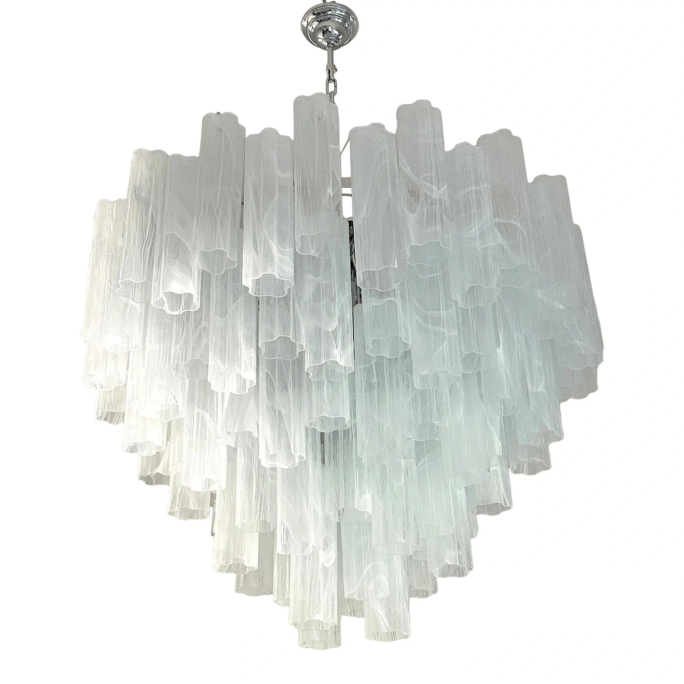 VORELLI Siena Tronchi Murano Glass Staircase Chandelier - Tronchi Murano Glass image 2