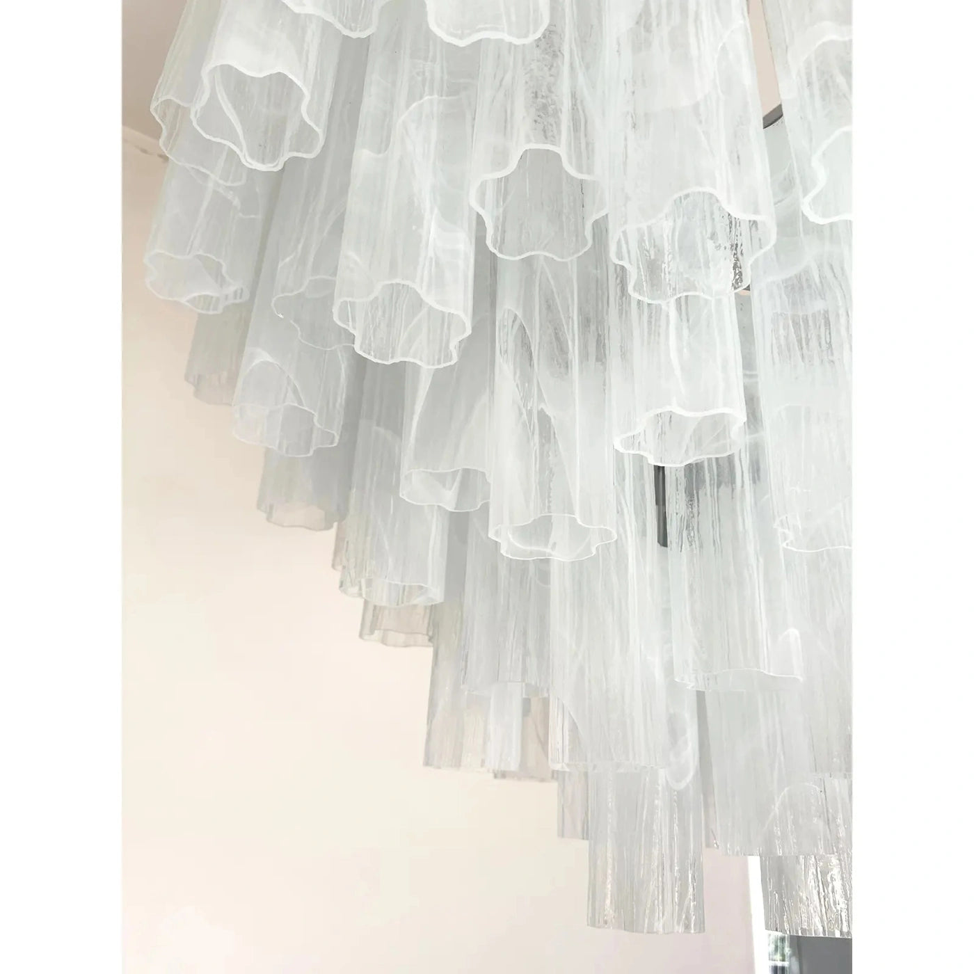 VORELLI Siena Tronchi Murano Glass Staircase Chandelier - Tronchi Murano Glass image 7