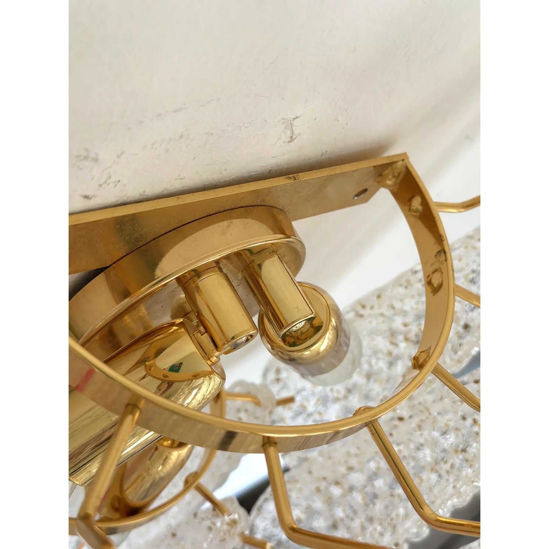 VORELLI Ragusa Conchiglie Murano Shell Glass Wall Light - Conchiglie Murano Shell Glass image 7