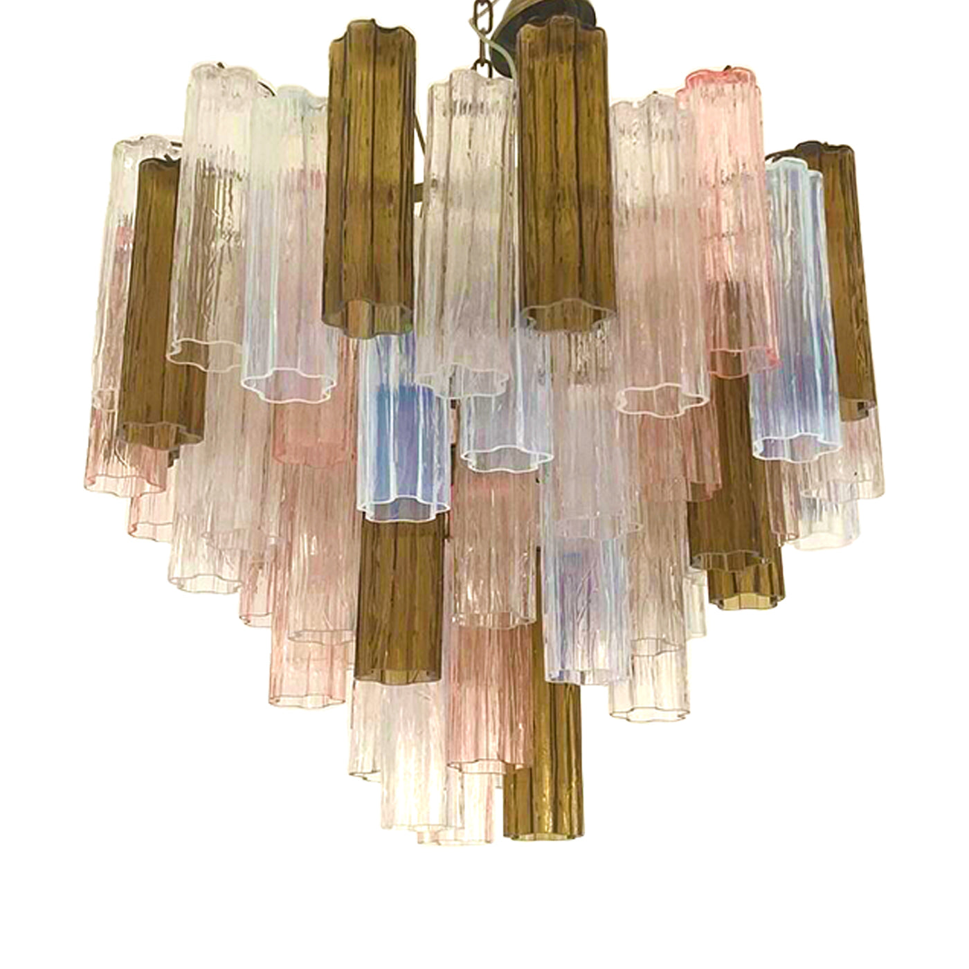 VORELLI Leonora Tronchi Murano Glass Circular Chandelier - Tronchi Murano Glass image 2