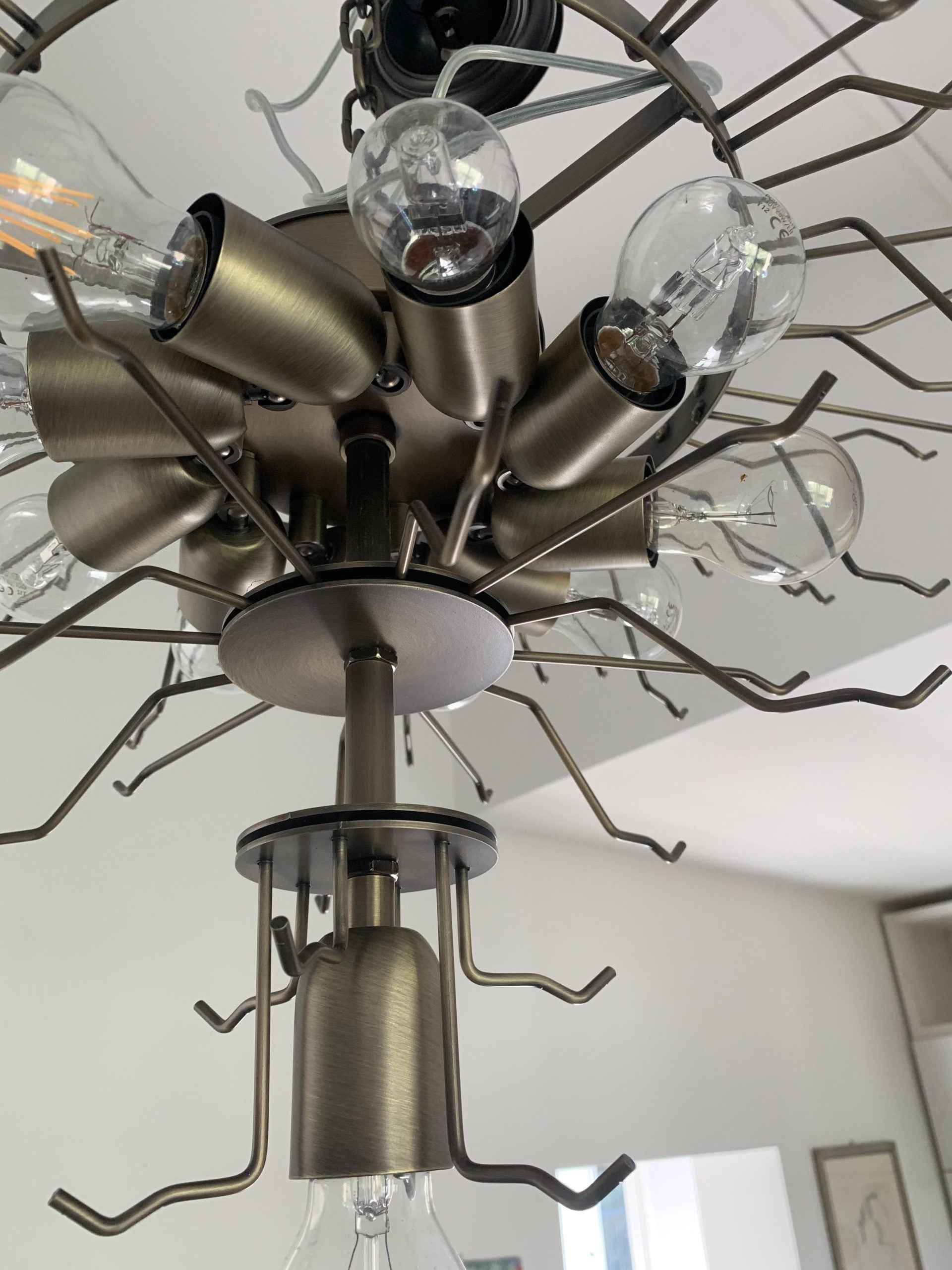 VORELLI Leonora Tronchi Murano Glass Circular Chandelier - Tronchi Murano Glass image 4