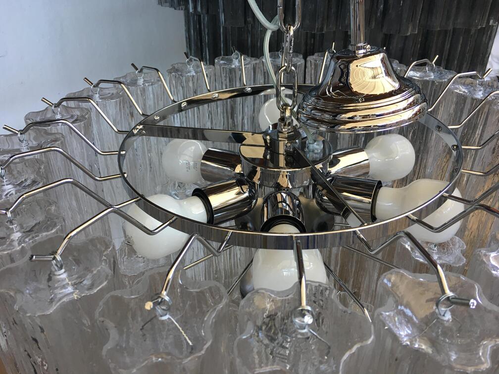 VORELLI Maristella Tronchi Murano Glass Circular Chandelier - Tronchi Murano Glass image 4