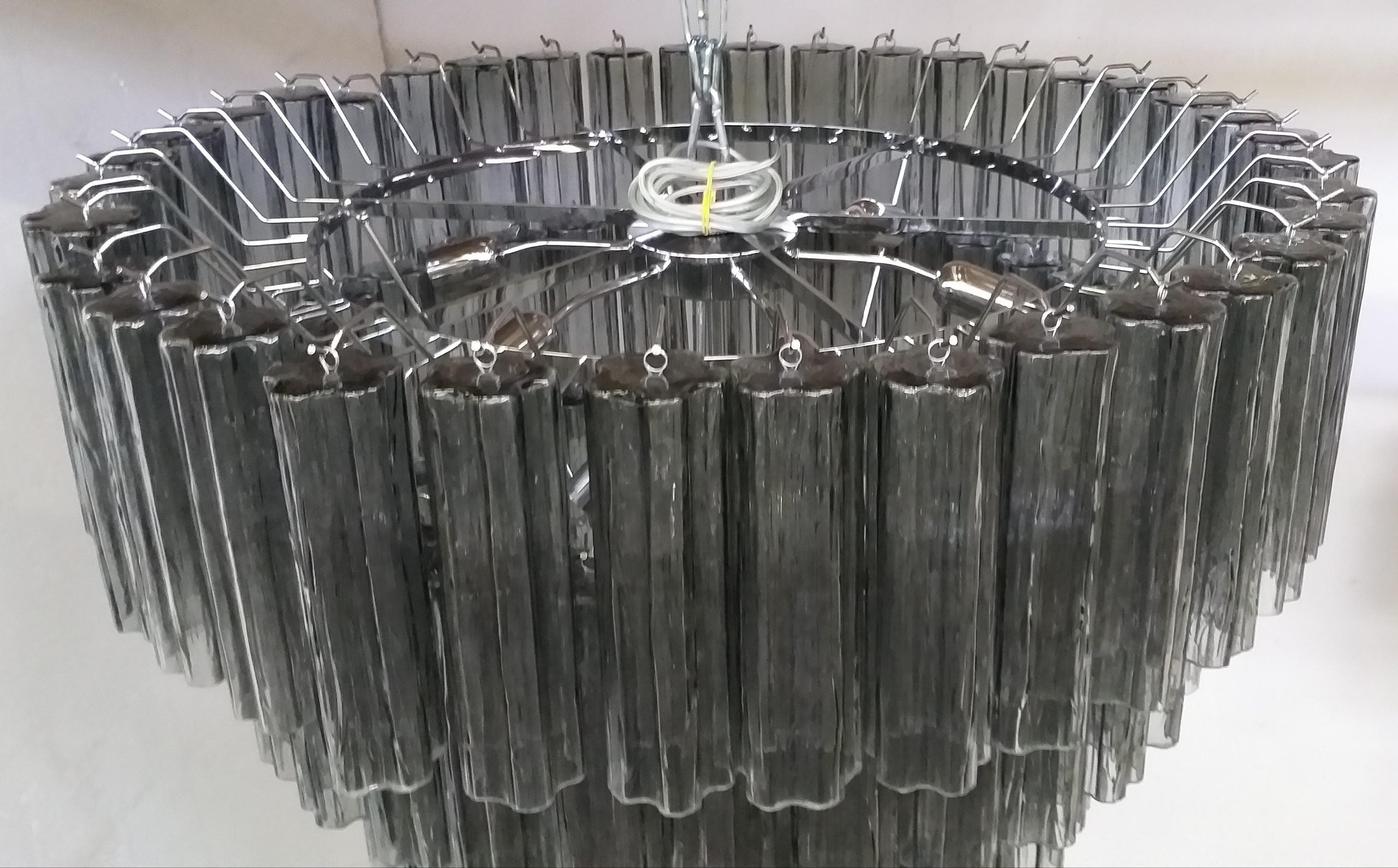 VORELLI Piera Tronchi Murano Glass Staircase Chandelier - Tronchi Murano Glass image 5