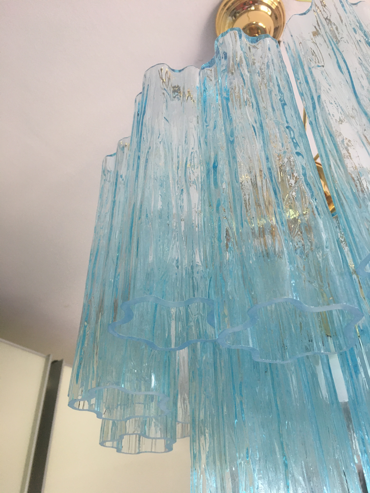 VORELLI Gemma Tronchi Murano Glass Circular Chandelier - Tronchi Murano Glass image 4
