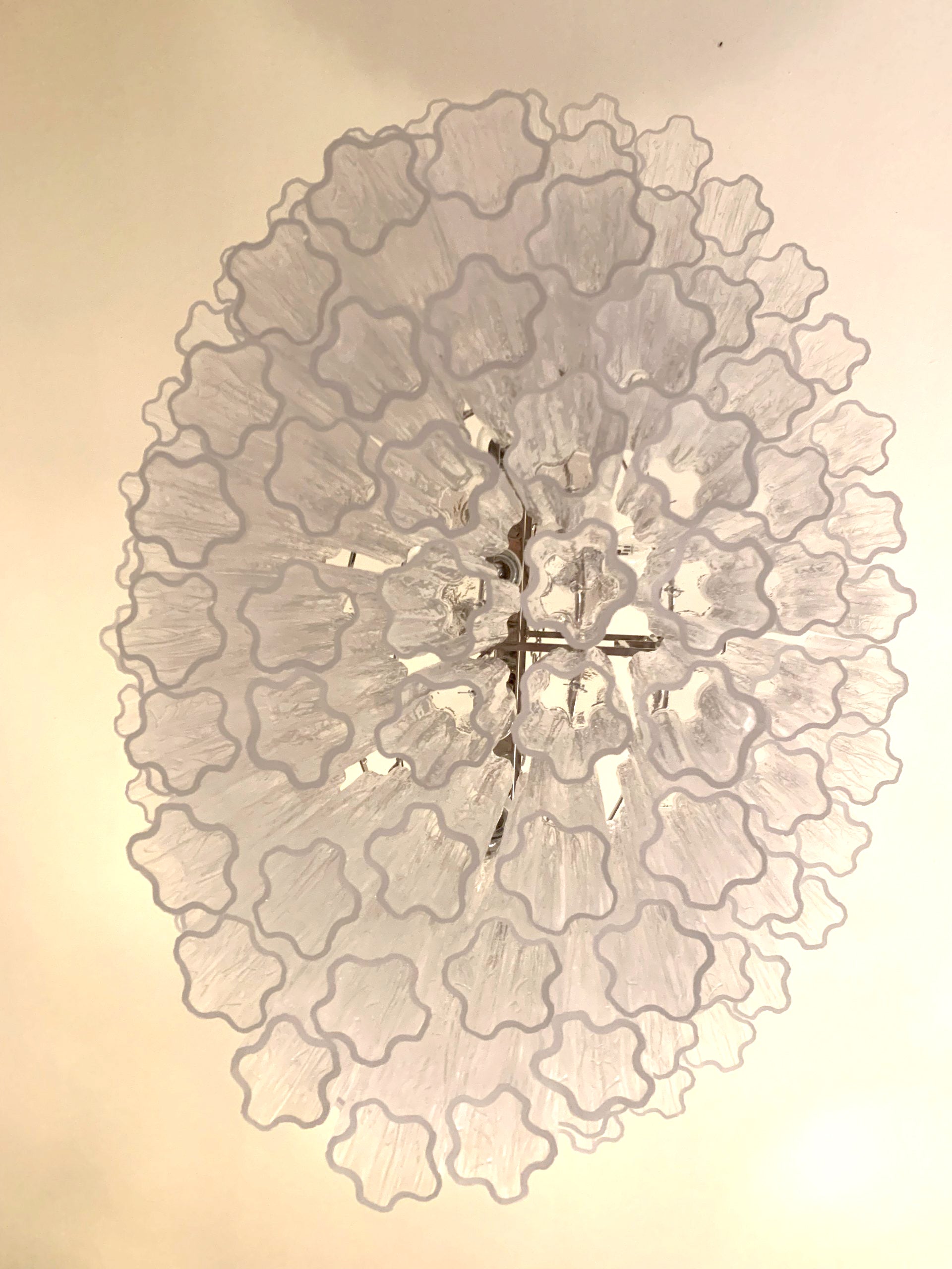 VORELLI Perla Tronchi Murano Glass Rectangular Chandelier - Tronchi Murano Glass image 4