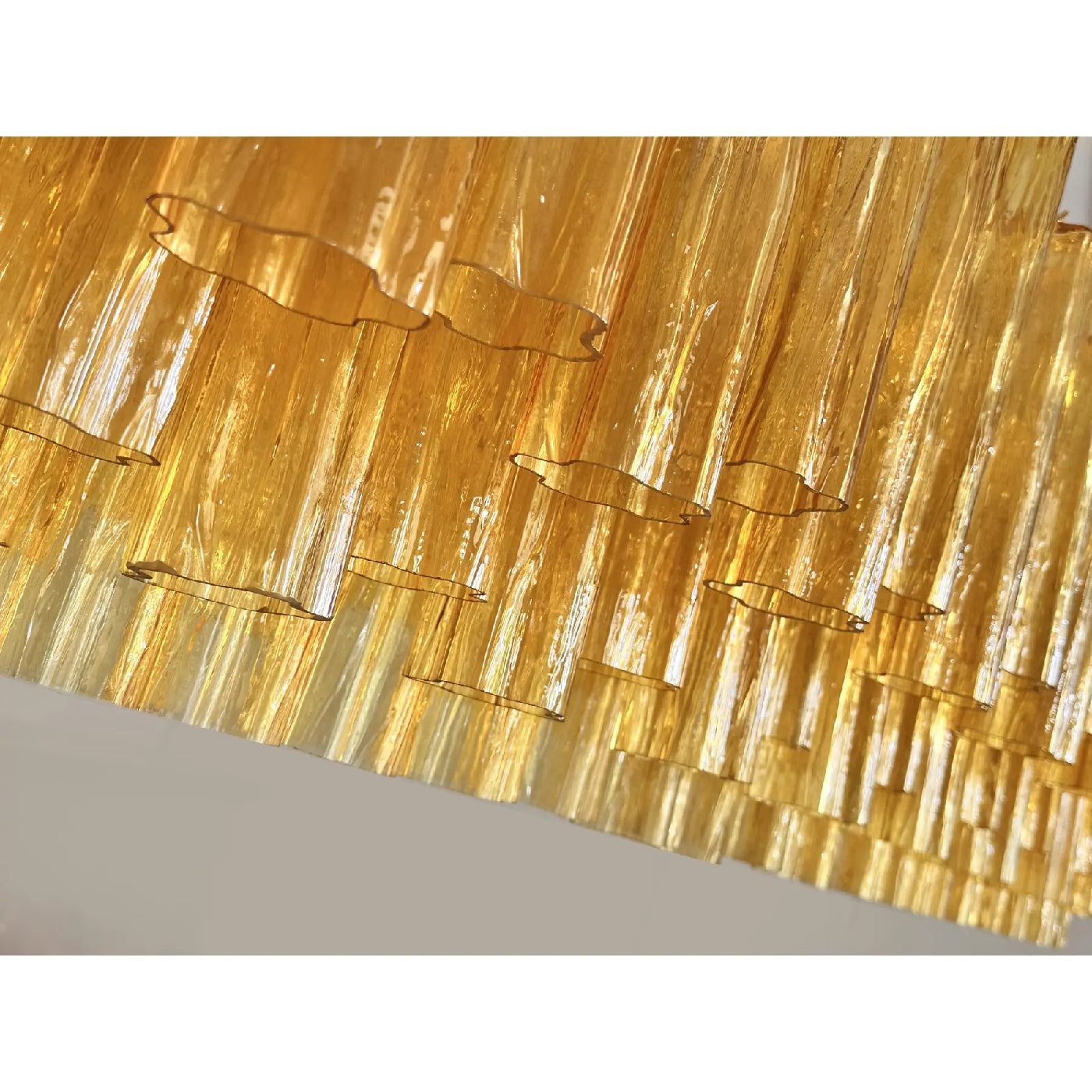 VORELLI Burano Tronchi Murano Glass Rectangular Chandelier - Tronchi Murano Glass image 6