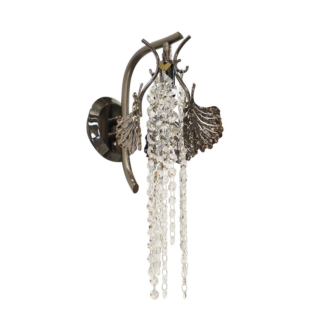Close-up detail of VORELLI® Tuscania Luxury Wall Light showing luxury finish and craftsmanship