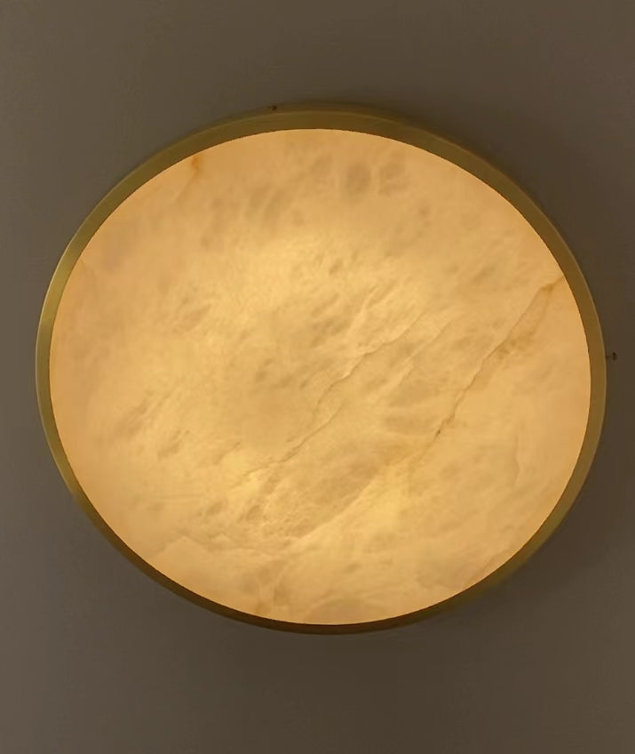 Morenita Marble Circular Ceiling Light
