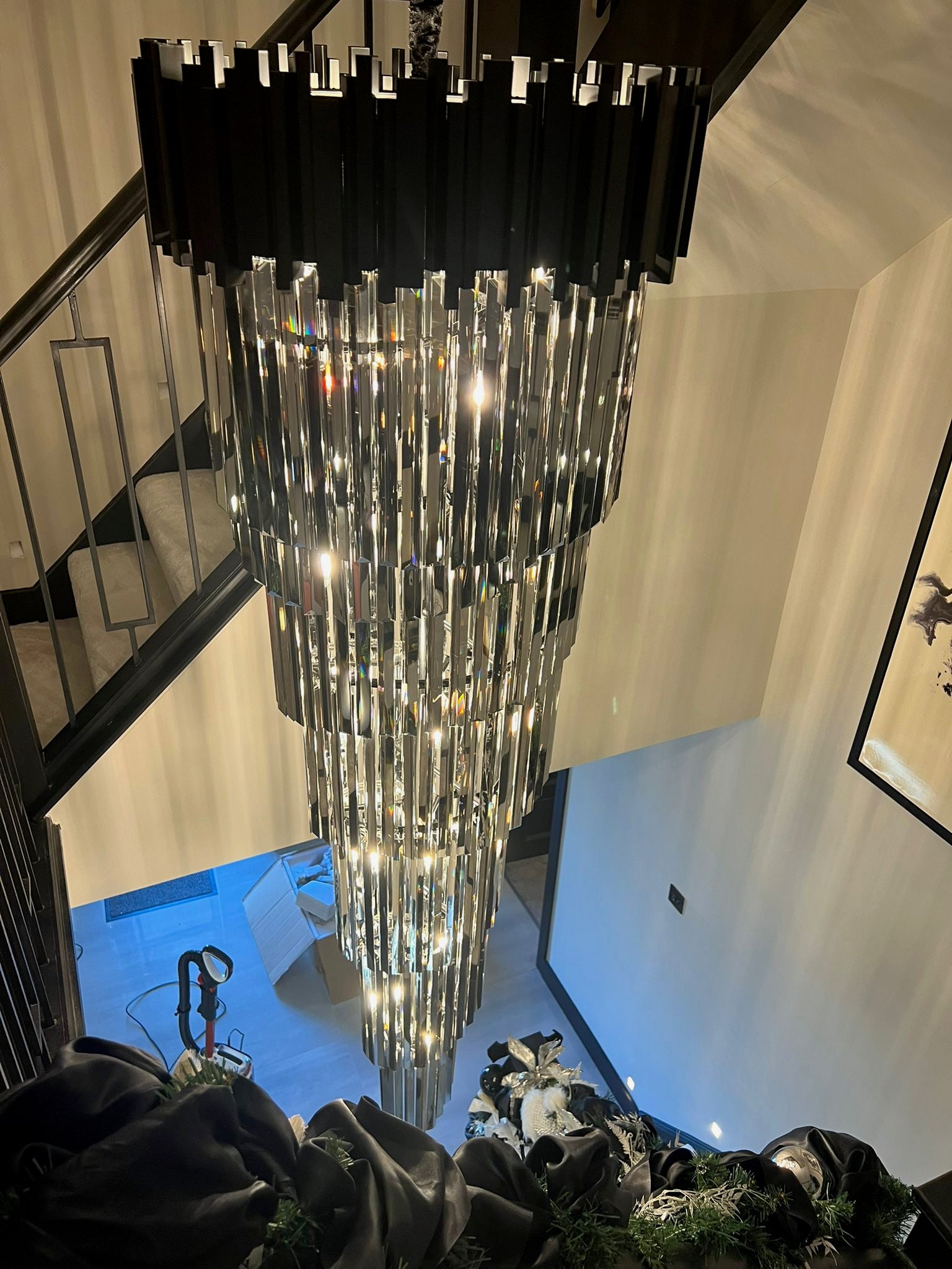 Boeotia Spiral Staircase Chandelier