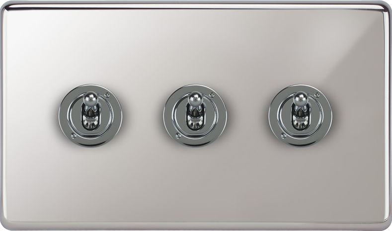 Elegant architectural detail featuring the VORELLI Victorian toggle switch.