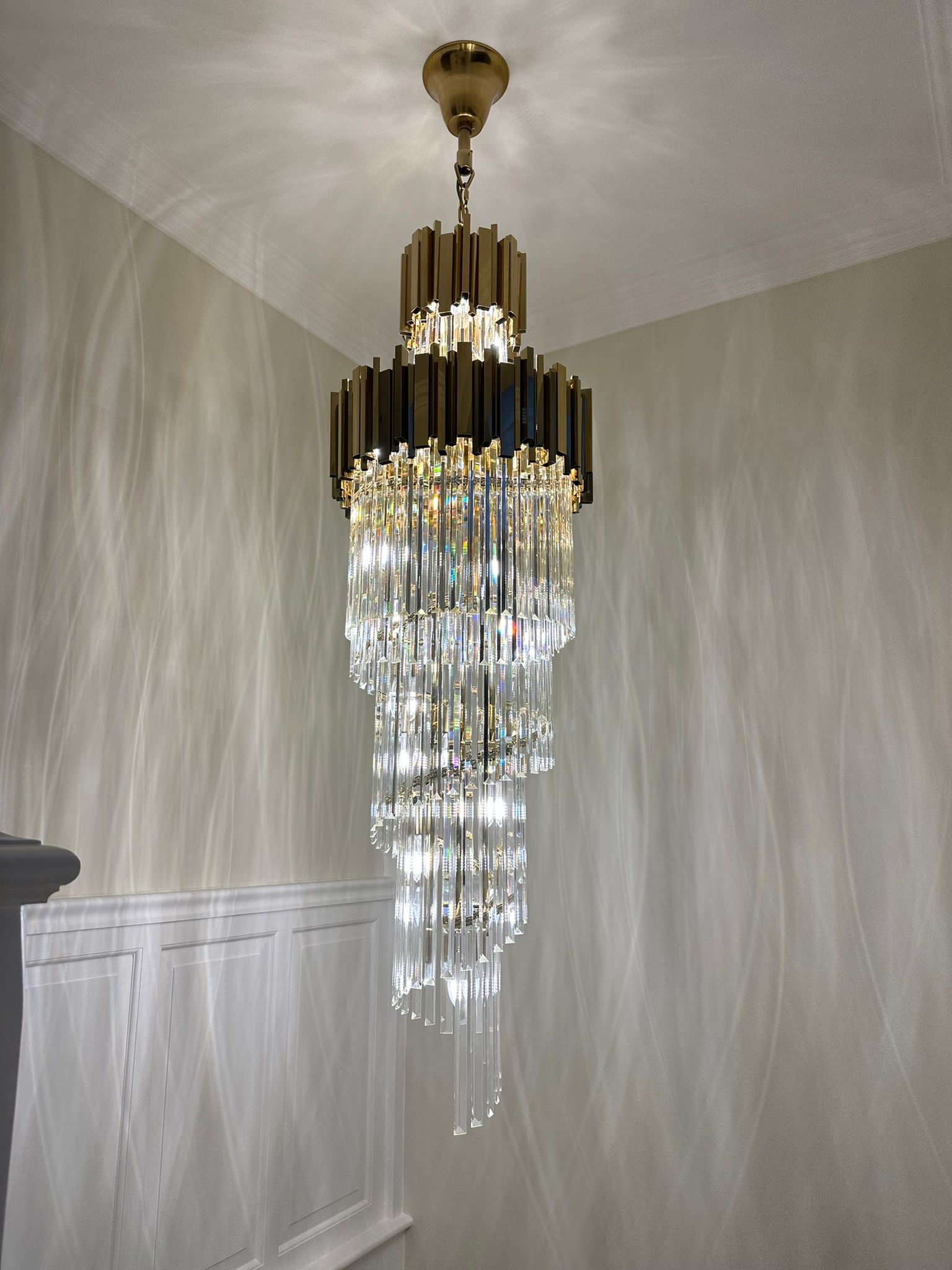Boeotia Spiral Staircase Chandelier II