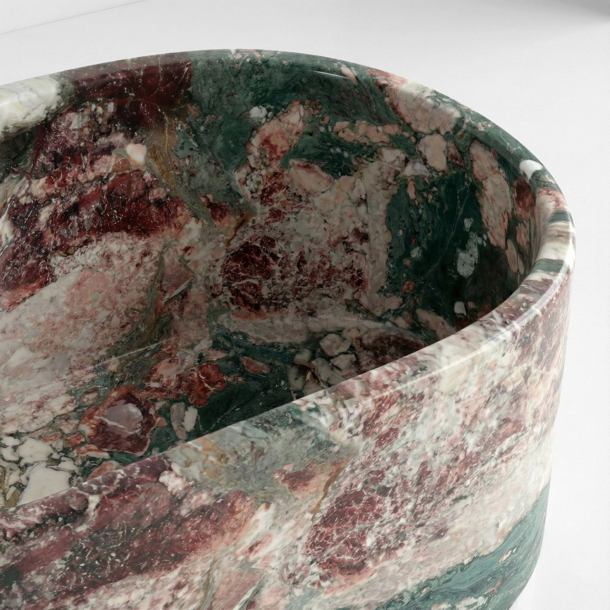 Four Seasons Marble Freestanding Bathtub - Elliptical