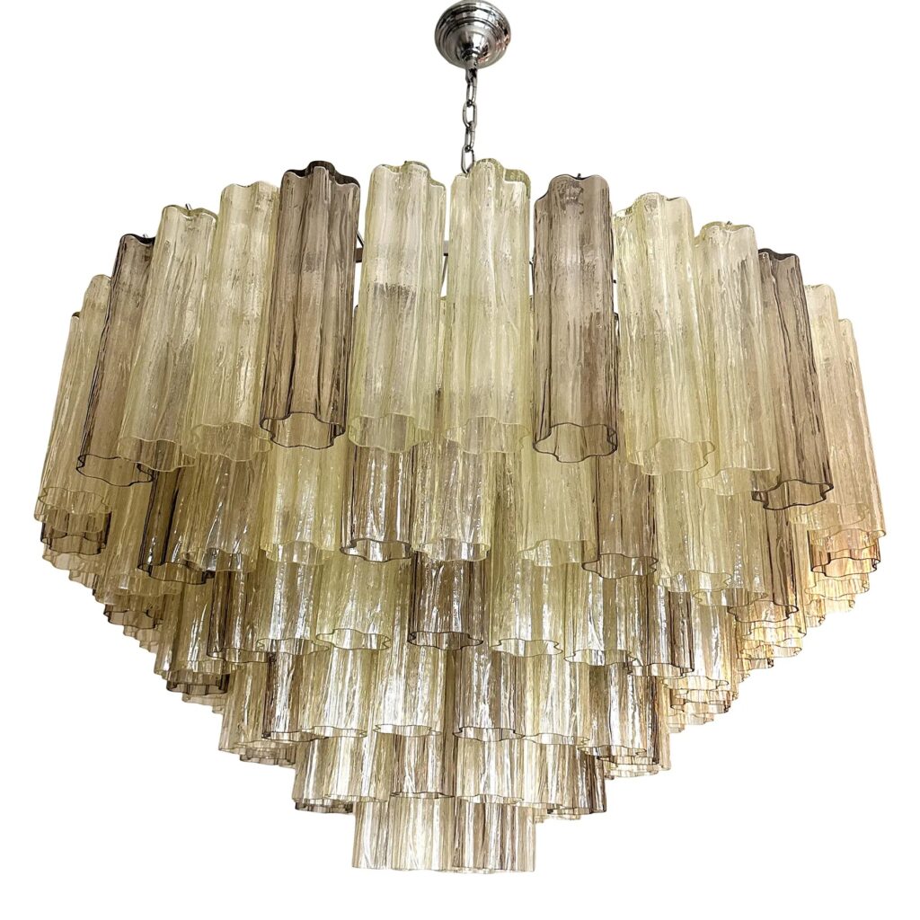 VORELLI Cecilia Tronchi Murano Glass Staircase Chandelier - Tronchi Murano Glass image 1