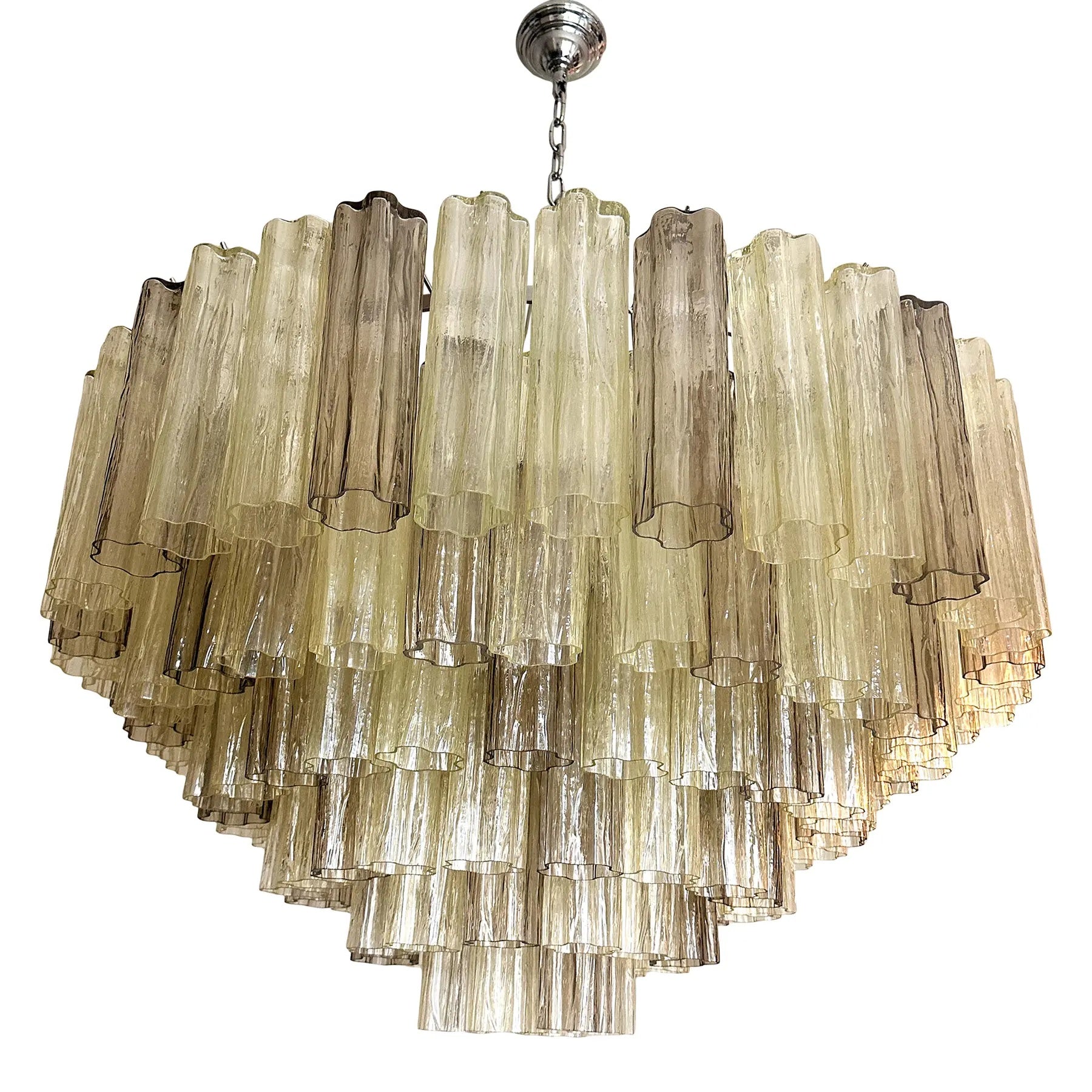 VORELLI Cecilia Tronchi Murano Glass Staircase Chandelier - Tronchi Murano Glass image 2