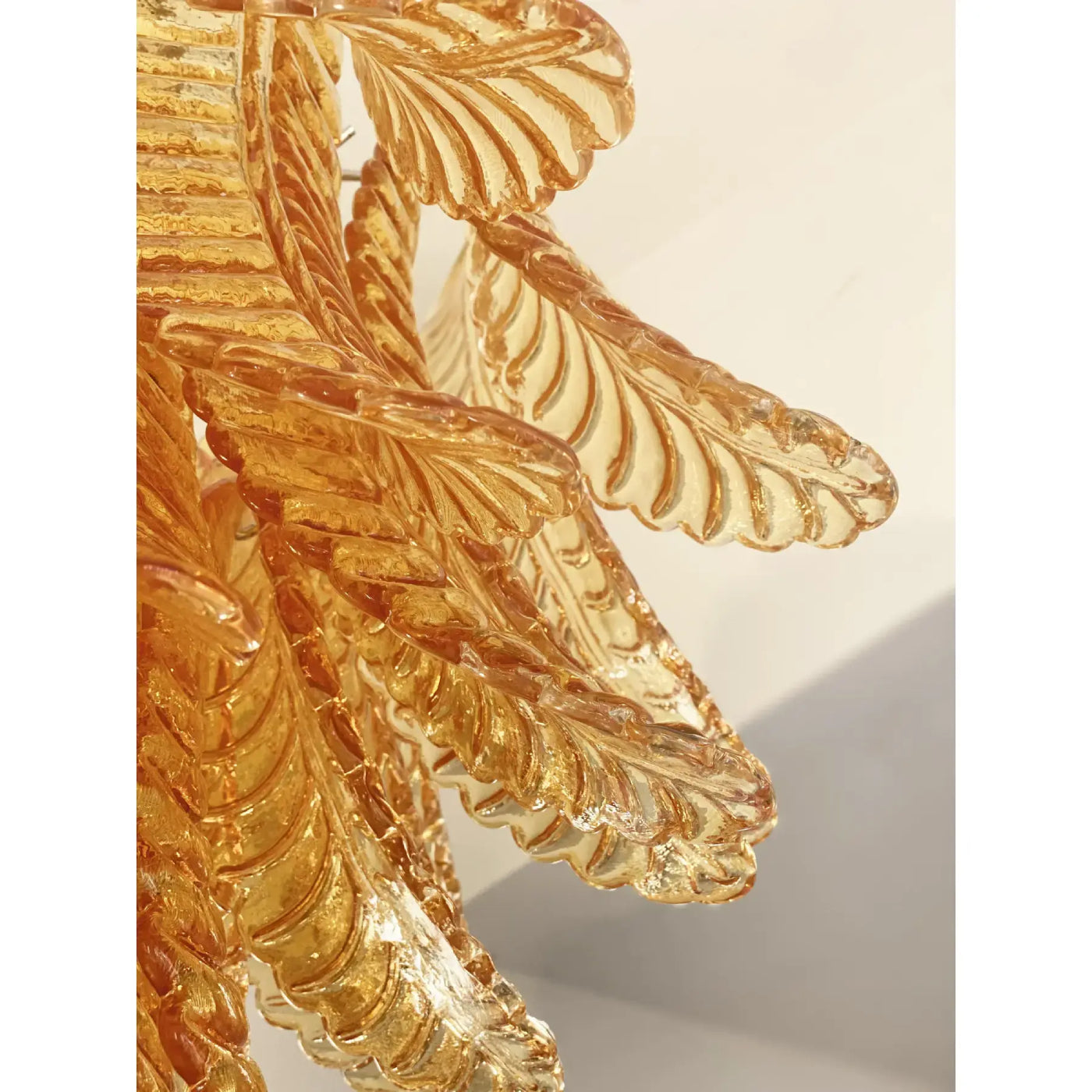 VORELLI Palermo Felci Murano Glass Rectangular Chandelier - Felci Murano Glass image 4