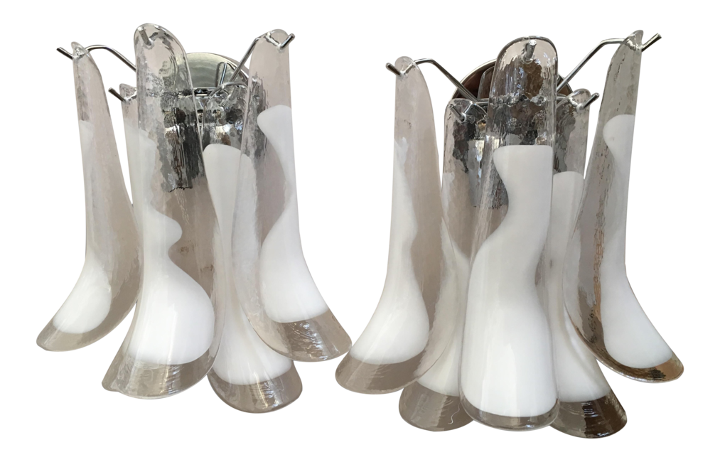 VORELLI Monza Selle Murano Glass Wall Light - Selle Murano Glass image 3