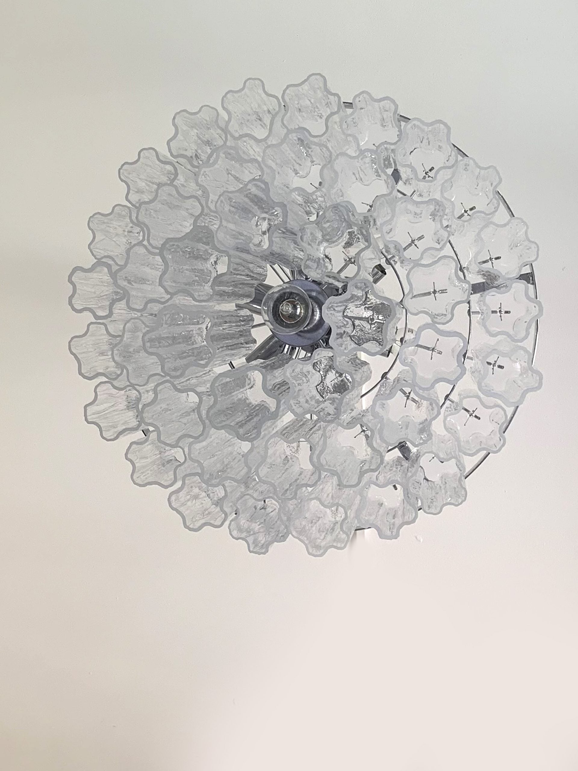 VORELLI Mariella Tronchi Murano Glass Circular Chandelier - Tronchi Murano Glass image 5