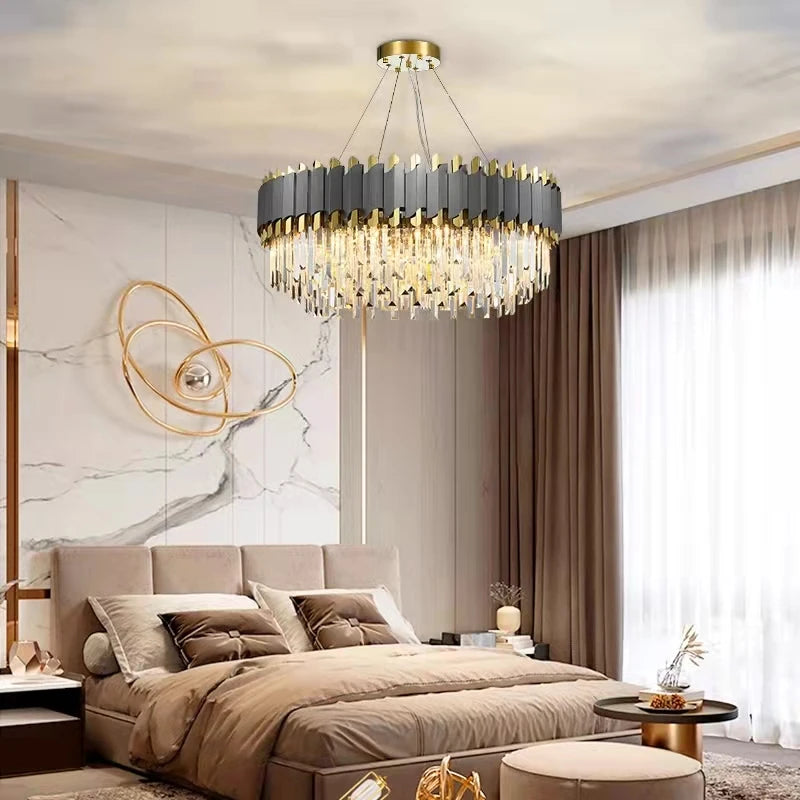 richmond-circular-chandelier-bedroom-installation
