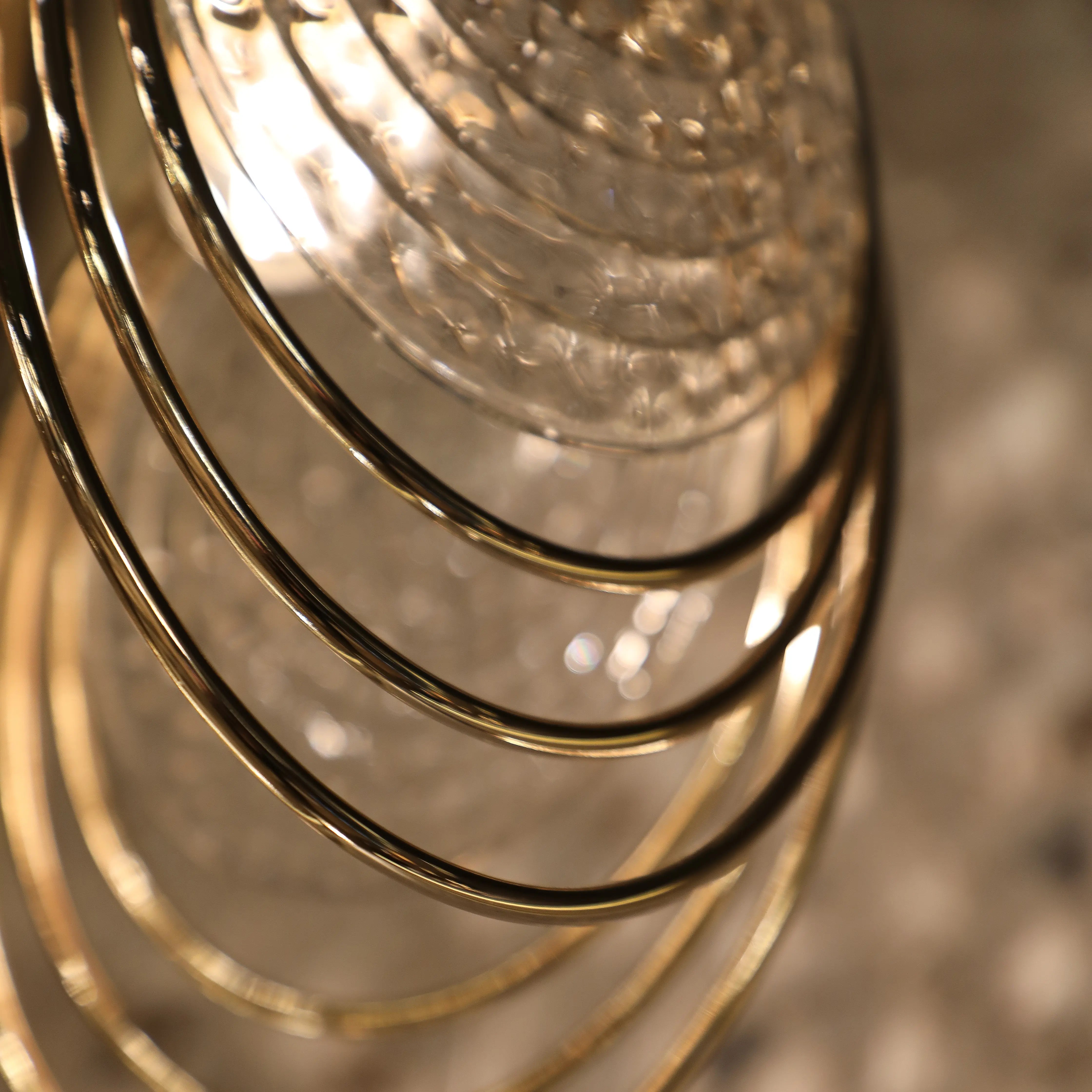 Close-up detail of VORELLI® Coral Luxury Pendant Light showing luxury finish and craftsmanship