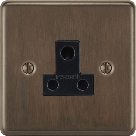 Sophisticated Victorian series 5A socket metal finish