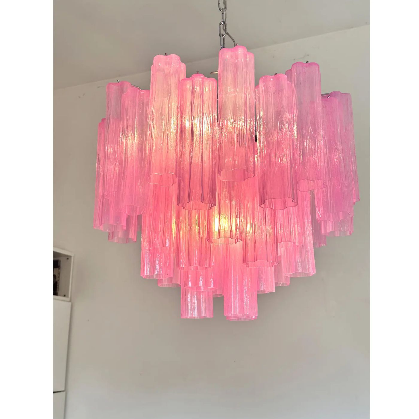 VORELLI Delizia Tronchi Murano Glass Staircase Chandelier - Tronchi Murano Glass image 6