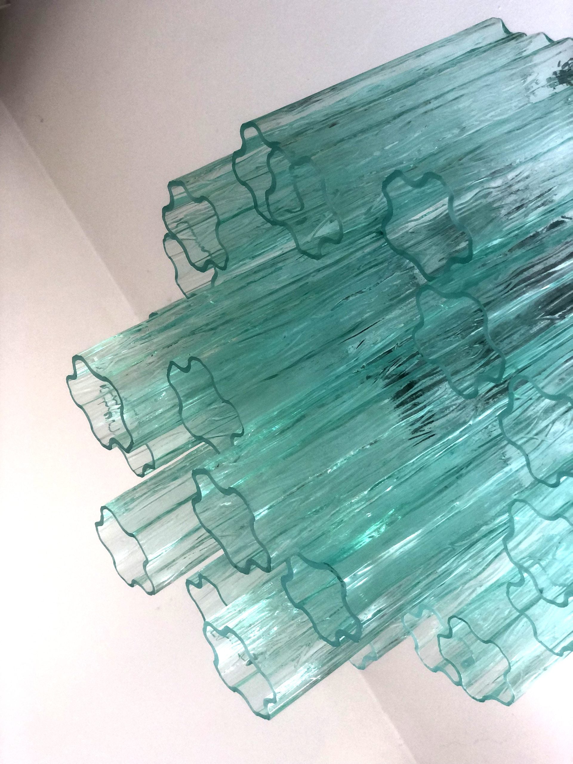 VORELLI Raffaella Tronchi Murano Glass Circular Chandelier - Tronchi Murano Glass image 5