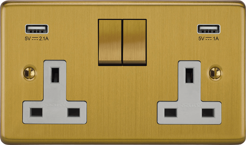 Victorian double socket wall plate highlighting vintage aesthetic charm.