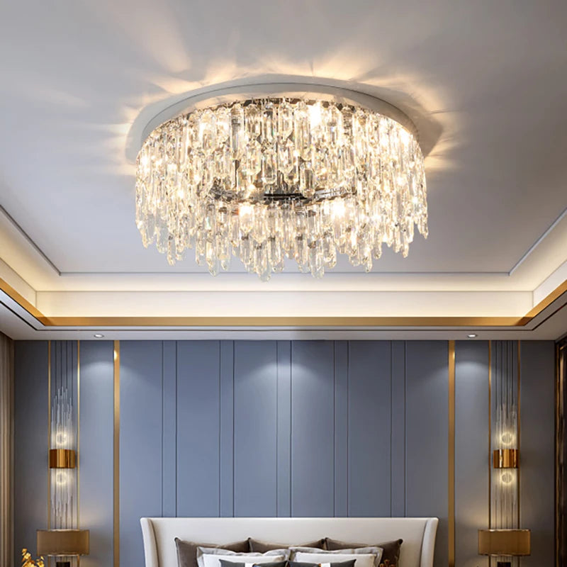 VORELLI® Abruzzi Ceiling Light installed in an upscale interior above decorative panelling