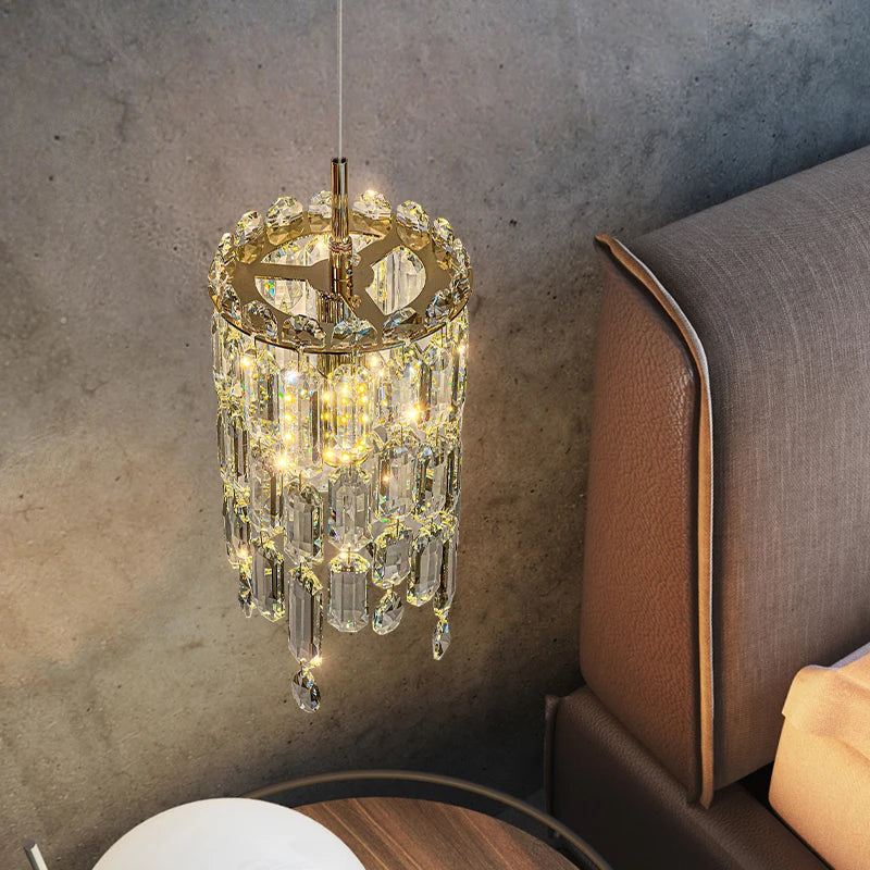 Single VORELLI® Abruzzi Pendant light installed in a cosy room with warm lighting
