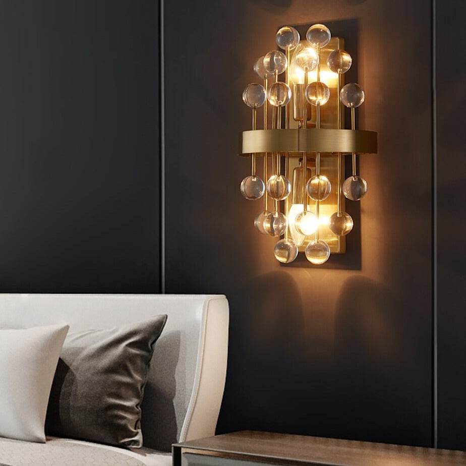 Alytus Wall Light mounted in a contemporary bedroom with soft lighting and stylish interior design.