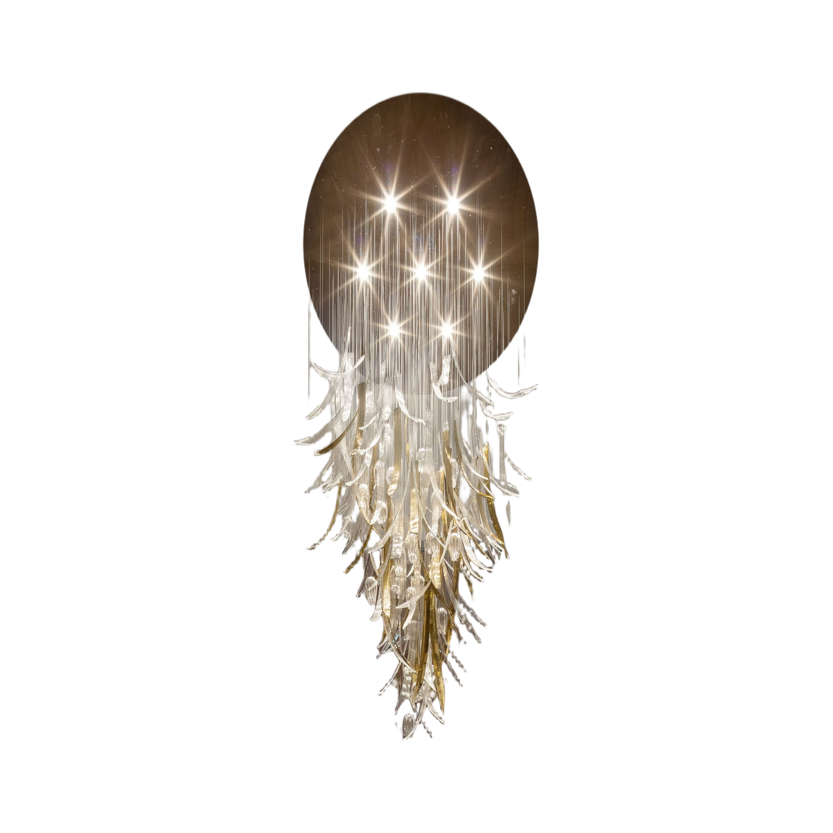 VORELLI® Angelic Wing Project Installation on a pure white background.