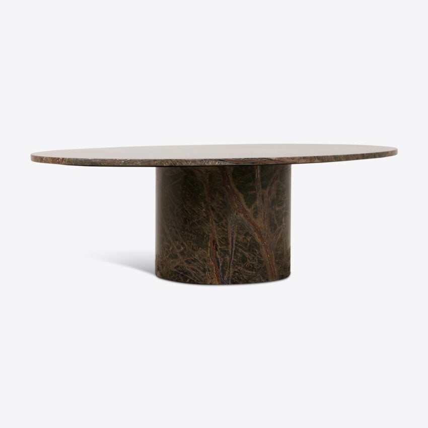 Argentino Forest Green Marble Coffee Table coffee table view 3