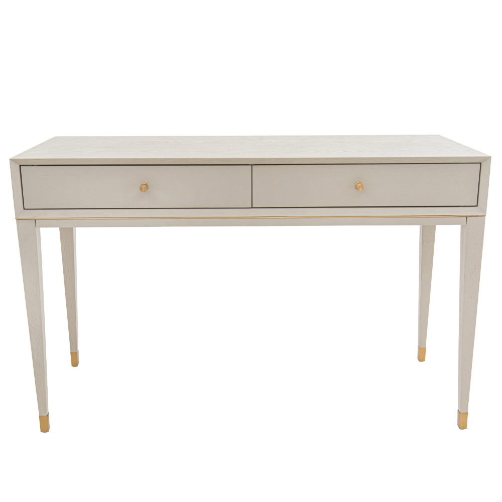 Bayeva Brass Ceramic Grey Dressing Table by VORELLI, product hero image for luxury residential and hospitality projects