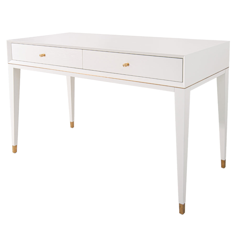 Bayeva Brass White Dressing Table by VORELLI, product image for luxury residential and hospitality projects