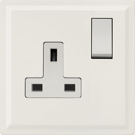 Belgravia Single Socket architectural switches view 8