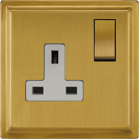 Belgravia Single Socket architectural switches view 12