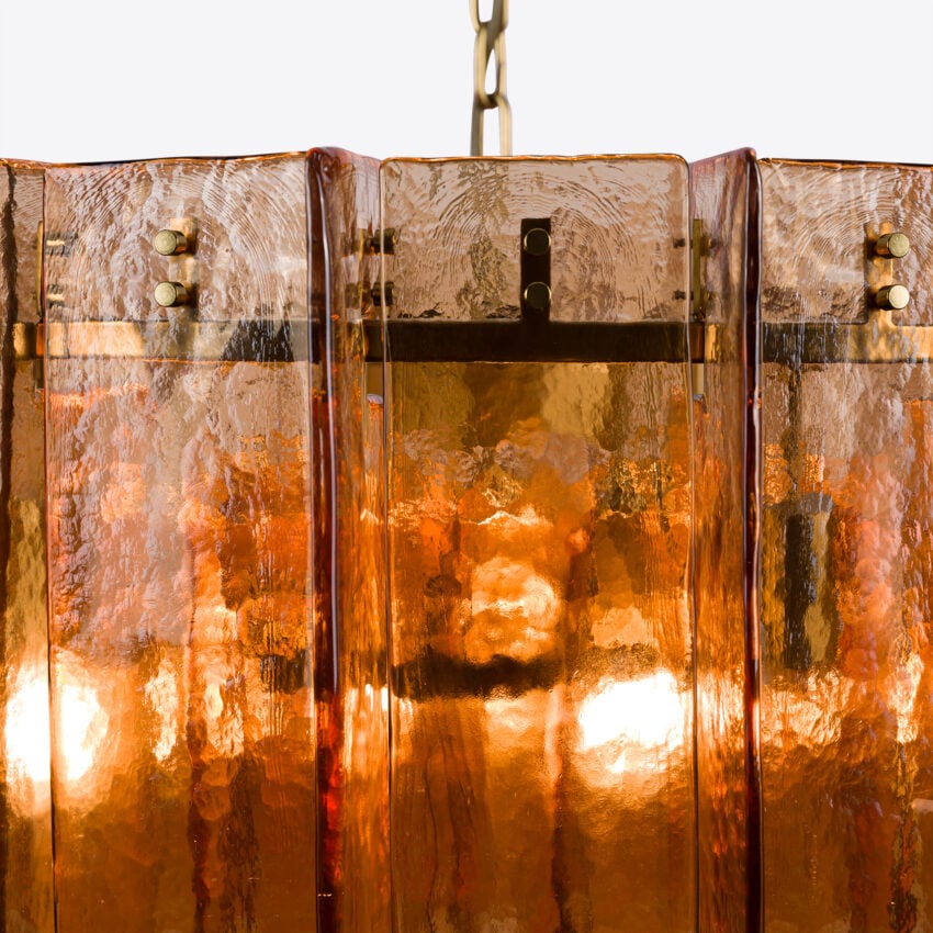 Berlinio Amber Circular Chandelier circular chandelier view 5