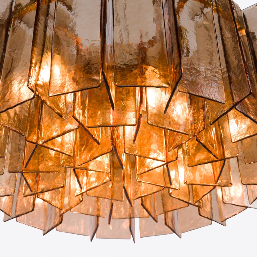Berlinio Amber Circular Chandelier circular chandelier view 7