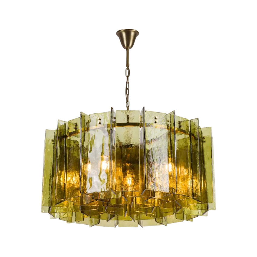 Berlinio Green Circular Chandelier circular chandelier view 3
