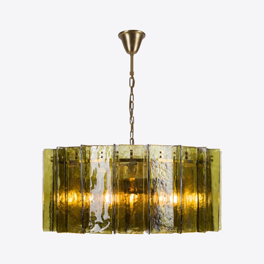 Berlinio Green Circular Chandelier circular chandelier view 4