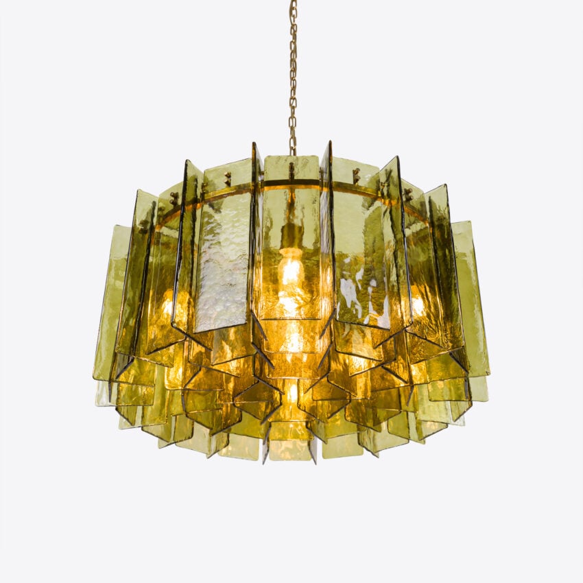 Berlinio Green Circular Chandelier circular chandelier view 5