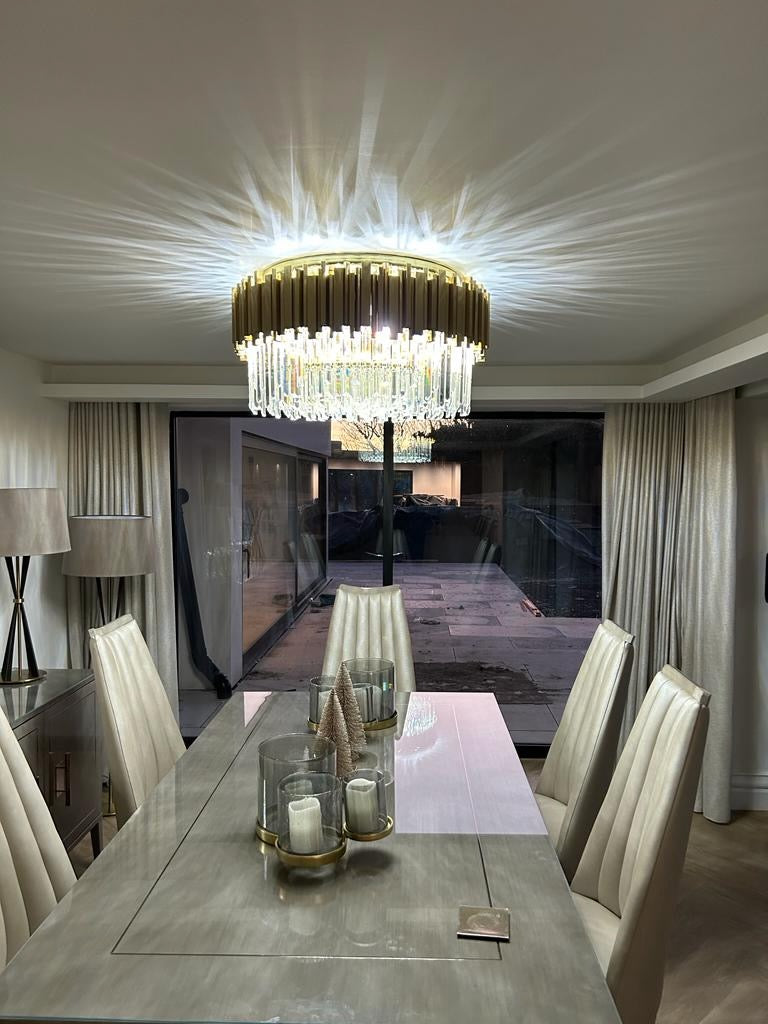 VORELLI® Boeotia ceiling light illuminating a modern residential interior