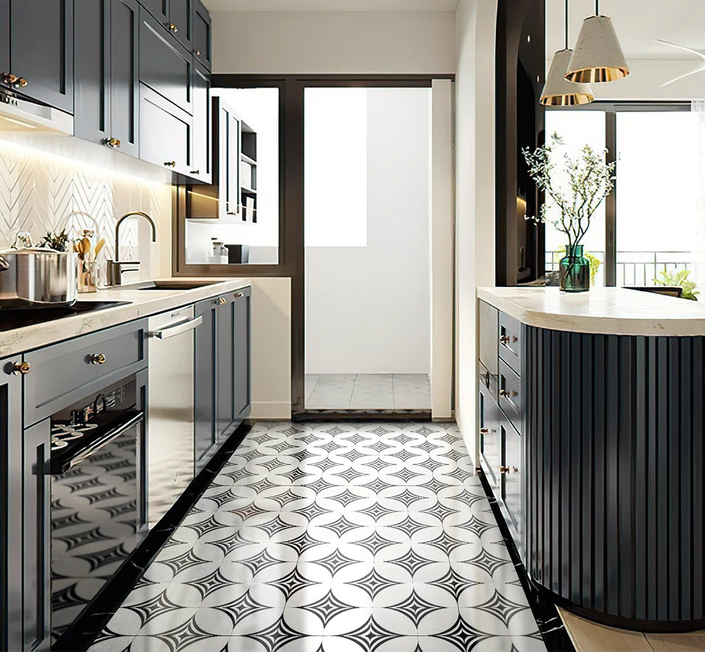 Diamond Star Waterjet Marble Mosaic luxury mixed waterjet marble mosaic for premium UK interiors